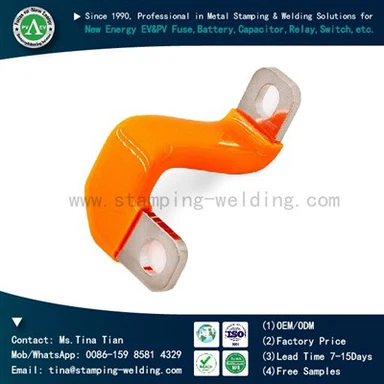 کسٹم پیویسی ڈپنگ نکل چڑھایا بیٹری تانبے بس بار