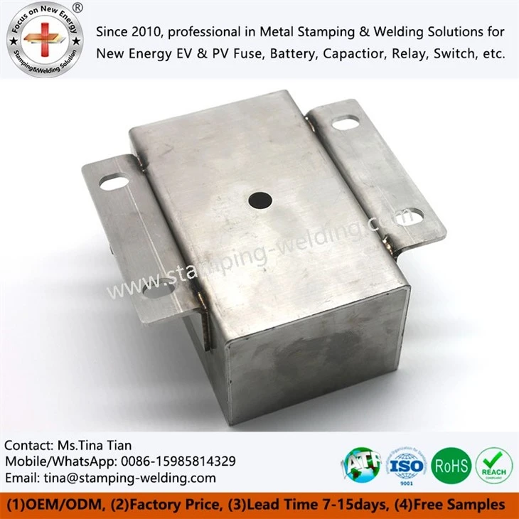 Capacitor stainless steel case