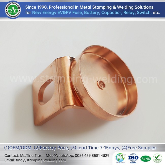 Copper caps for hybrid car fuse