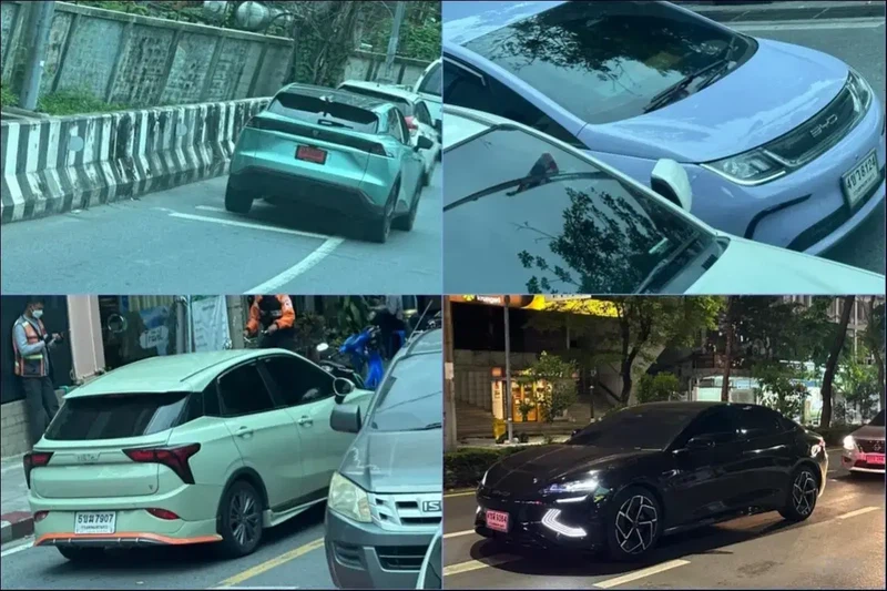Chinese cars on Bangkok streets taken by Titanium Media App Chinese cars on Bangkok streets taken by Titanium Media App