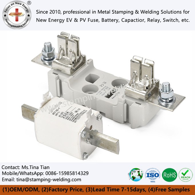 Application of NH series fuse base knife contact Application of NH series fuse base knife contact