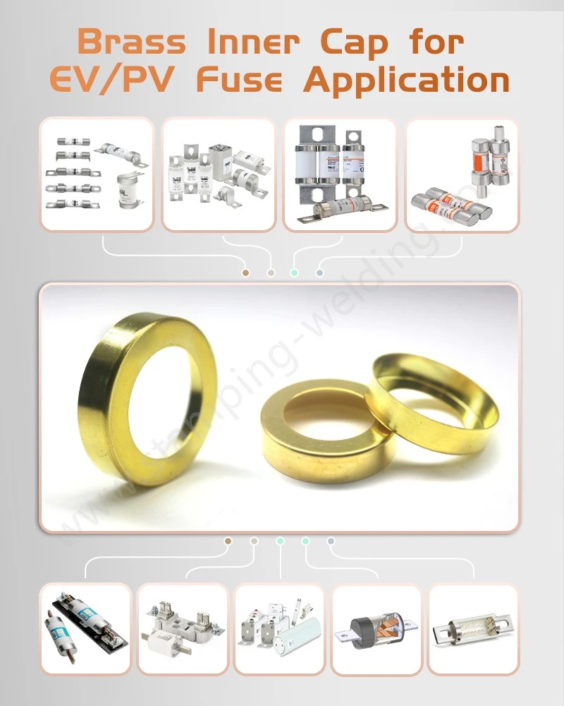 Brass Inner Caps for PV Fuse Application Brass Inner Caps for PV Fuse Application